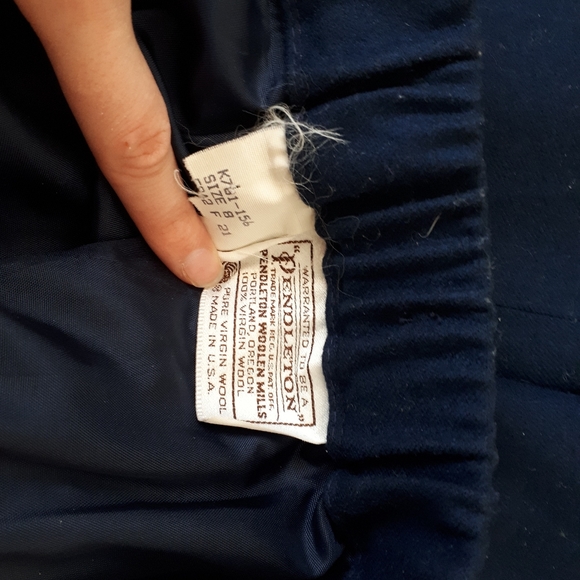 Vintage | Wool High Waisted Tapered Pleated Pants - Picture 3 of 5